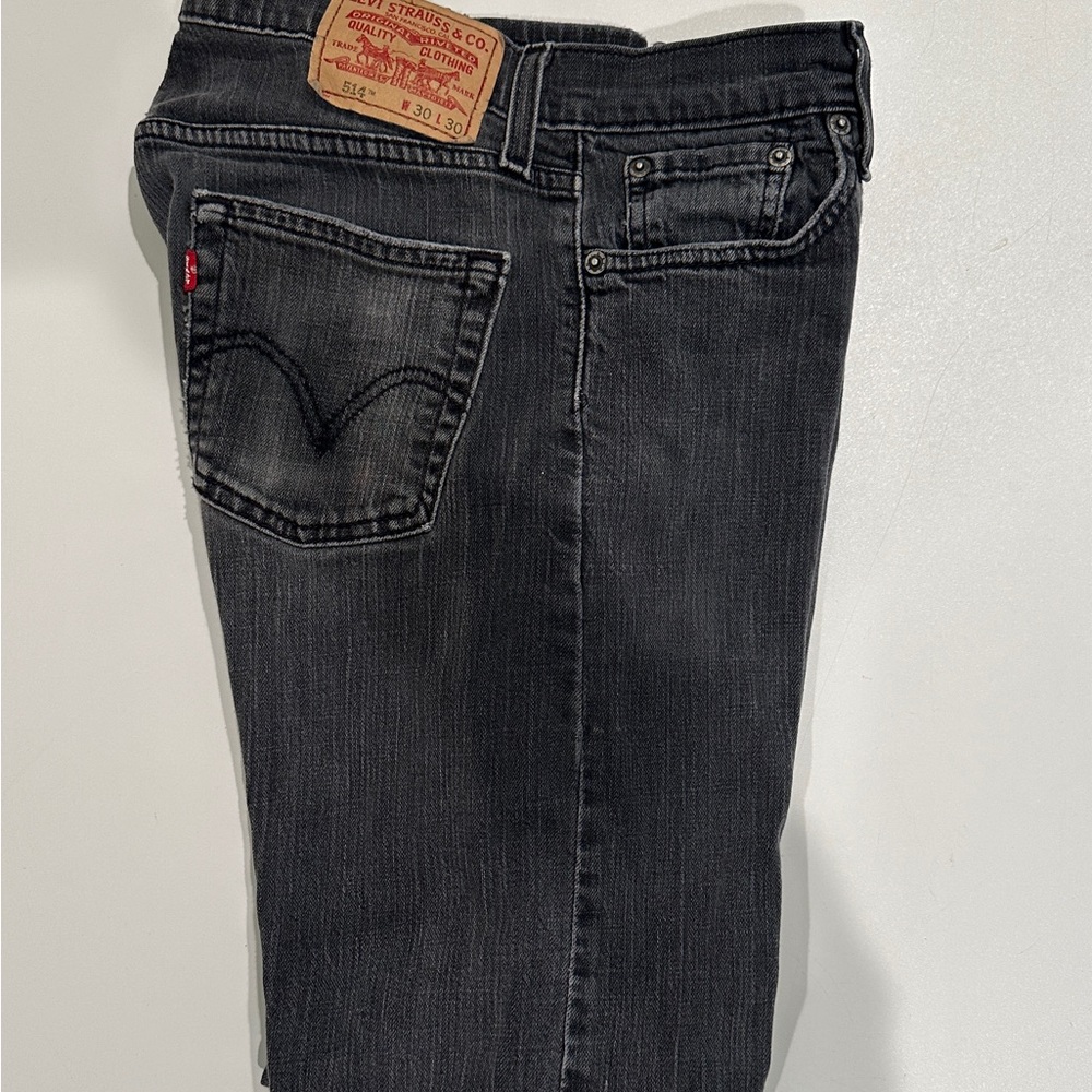 Levi's 514 Men's Faded Black Jeans